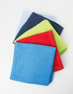 Nuscheli-Set blau-grün-rot